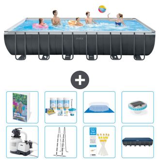 Intex Piscina Ultra Xtr Rectangular - 732x366x132 Cm - 9-piezas S576