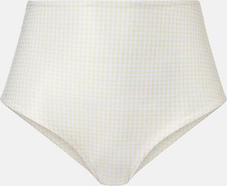 Faithfull The Brand Reyes gingham bikini bottoms