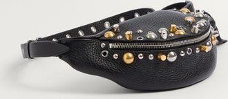 Valentino Garavani Marsupio Valentino Garavani Nellc&ocirc;te In Vitello Granato Uomo NERO UNI