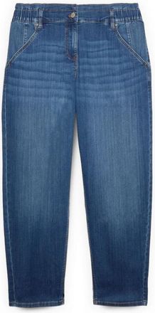 Fiorella Rubino Balloon Jeans - Dames - Loose Fit Jeans - Blauw - L - Katoen - Jeans