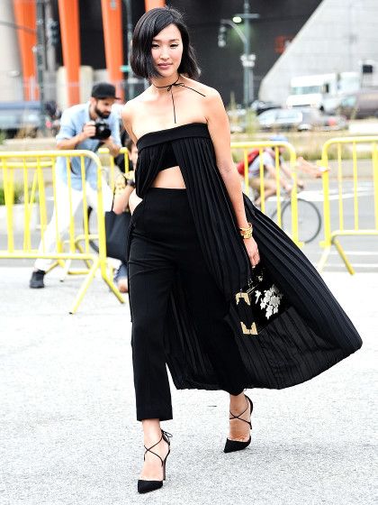 How To Wear All Black Everything In The Height Of Summer