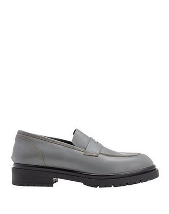 8 by YOOX LEATHER ROUND-TOE PENNY LOAFER