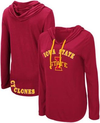 Colosseum Womens Colosseum Cardinal Iowa State Cyclones My Lover Lightweight Hooded Long Sleeve T-Shirt at Nordstrom, Size Small