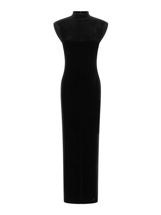 Lauren Ralph Lauren Black High Neck Dress