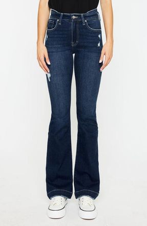 Kancan Akita High Rise Bootcut Jeans in Dark Wash at Nordstrom, Size 25