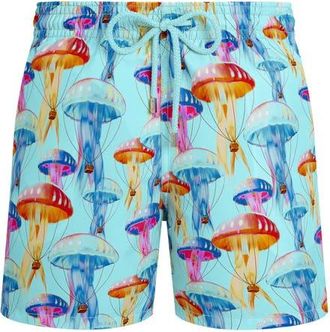 Vilebrequin Men Swim Shorts Medusair in Oxygen at Nordstrom, Size Xxx-Large