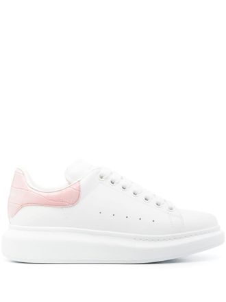 Alexander McQueen Oversized leather sneakers - White