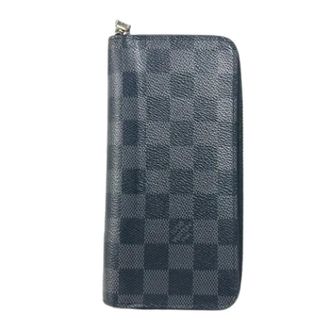 Louis Vuitton Pre-owned Long Wallet (bi-fold) Damier Graphite - unisex - Louis Vuitton Vintage - Vintage Wallets - Black - ONE SIZE - Pre-owned