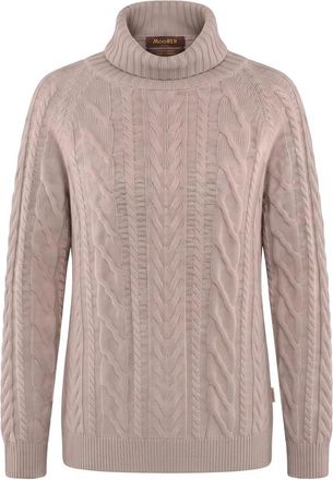 Moorer Trui met hoge hals - Dames - Cashmere truien - Grijs - XS - Kasjmier - Truien & Vesten