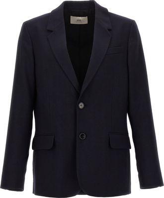 Ami Single-breasted Wool Blazer