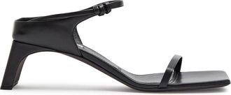 Calvin Klein Tilda 55 Grained Leather Mules - Black - 37 (IT37 / UK4)