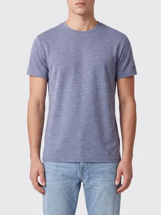 Roberto Ricci Design T-shirt girocollo a maniche corte in tessuto tecnico con logo a contrasto
