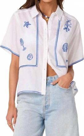 Astr Trace Shirt In White