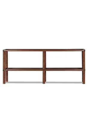 Anthropologie Dowd Twist Wood Console Table