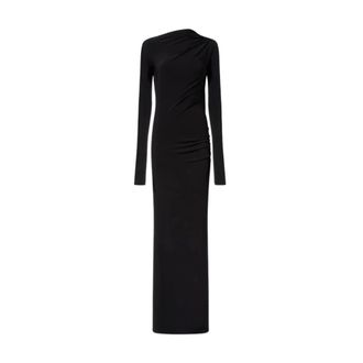 Andamane Kleedjes, Dames, Zwart, XS, Zwarte Elegante Jurk