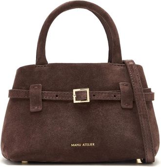 Manu Atelier Leather Tote Bag