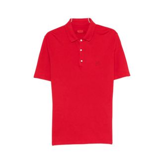 Isaia Polo Shirts, male, Red, Size: 2XL Sweater