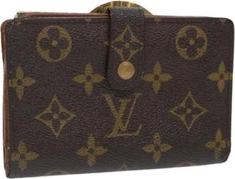 Louis Vuitton Pre-owned Wallets, female, Brown, Size: ONE SIZE Pre-owned Vintage Monogram Canvas Wallet