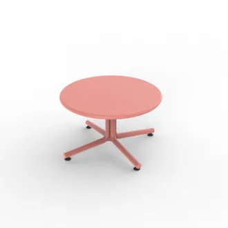 Resol Mesa De Centro &Oslash;70 Bini Resol Pl&aacute;stico Rosa