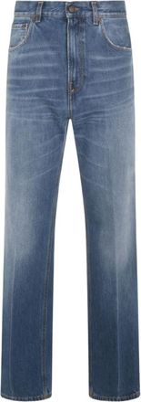 Haikure Blue Straight High Rise Jeans