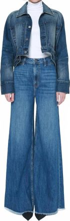 Noend Sophia Super High Rise Wide Leg Jeans In Vista