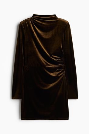 H&M Minikleid mit Schulterpolstern - Green