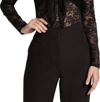 Toccin Giselle Tie Front Bodysuit In Jet