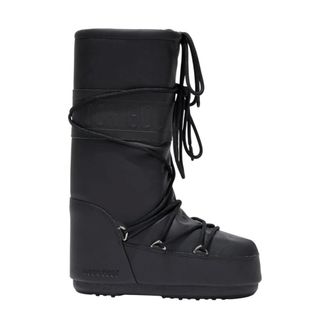 Moon Boot Dames, Sport, Zwart, Maat: 39 EU Leer