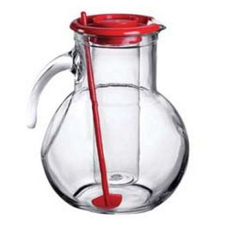 Bormioli Rocco 6PZ caraffa kufra LT.2 - LT.2 - altezza MM.215 - colore rosso