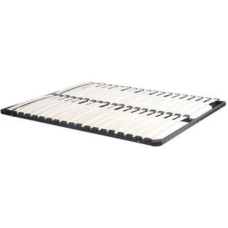Vente-Unique Rete a doghe 140 x 190 cm -2x19 doghe - smontato senza piedi - Nero - KALISTA di YSM&Eacute;E