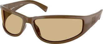 Miu Miu MUC06SU 29Q10R Mens Sunglasses Green Size 69