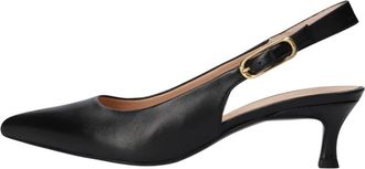 Unisa Schoenen, Dames, Zwart, 42 EU, Leer, Ibon Slingback