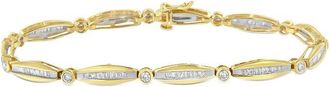 House of Brilliance Haus Of Brilliance 14K 1.50 Ct. Tw. Diamond Link Bracelet