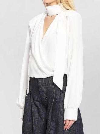 Federica Tosi silk wrap blouse