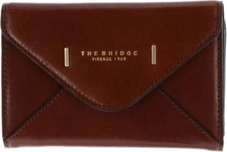 The Bridge Frida Medium Portemonnee - Dames - Portefeuilles - Bruin - ONE Size - Leer - Accessoires
