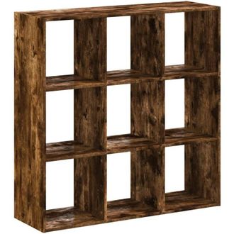 vidaXL Vidaxl - Estanter&iacute;a Madera De Ingenier&iacute;a Roble Ahumado 102x32x102 Cm