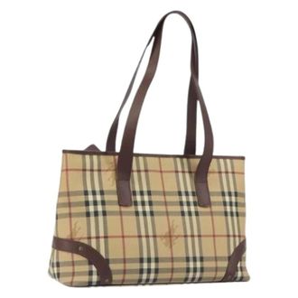 Burberry Bolso Tote Pre-owned Vintage - Pre-owned - Mujer - Beige - ONE SIZE