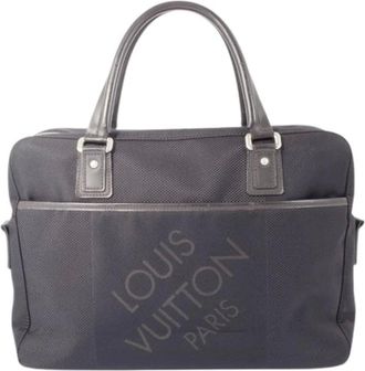 Louis Vuitton Pre-owned Handbags, male, Black, Size: ONE SIZE Pre-owned Damier Geant Tote Bag