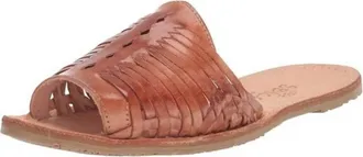 Sbicca Womens Lawrin Huarache Slide Sandal In Tan