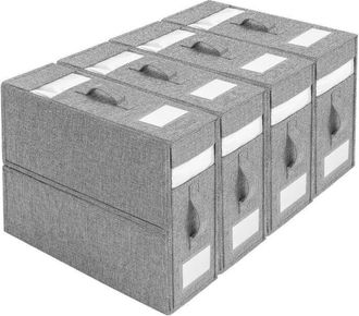 OEM Paquete De 4 Organizadores De S&aacute;banas, Caja De Almacenamiento Plegable Para Fundas De Edred&oacute;n, Organizador De S&aacute;banas Con Cremallera Para S&aacute;banas Quee