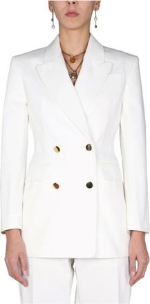 Alexander McQueen Blazer Lance Revers de doble botonadura - Jackets - Mujer - Blanco - L