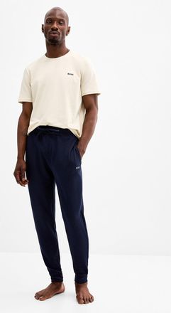 BOSS Mens Waffled pyjama joggers
