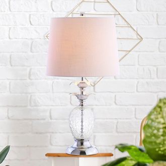 Jonathan Y Designs Jane 24 Glass LED Table Lamp