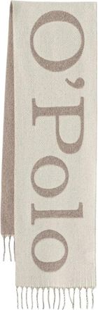 Marc O'Polo Wollen sjaal van alpaca - Dames - Accessoires - Beige - Maat: ONE Size Wol