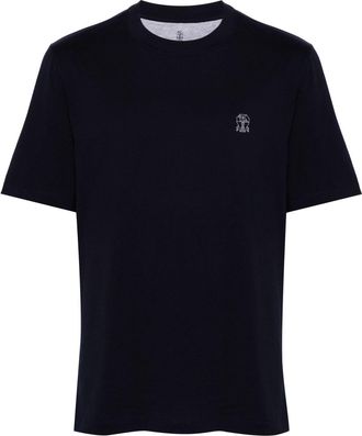 Brunello Cucinelli Logo Cotton T-shirt