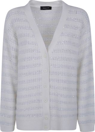 Fabiana Filippi Cardigan Wool Blend Beige