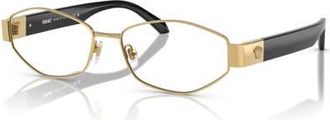 Versace 55mm Irregular optical glasses in Gold at Nordstrom