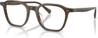 Oliver Peoples 50mm Square optical glasses in Green at Nordstrom