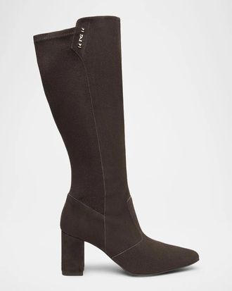 Nero Giardini 75mm Stretch Suede Knee-High Boots