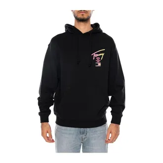 Tommy Hilfiger Hombre, Sudaderas, Negro, Talla: XL
